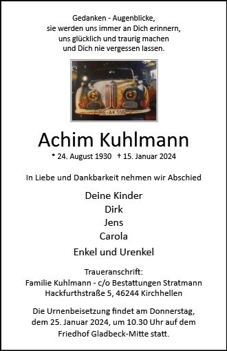 Erinnerungsbild für Achim Kuhlmann