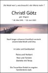 eine Anzeige