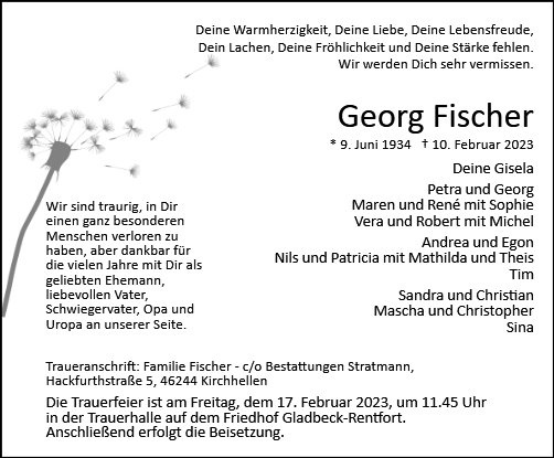 Erinnerungsbild für Georg Fischer