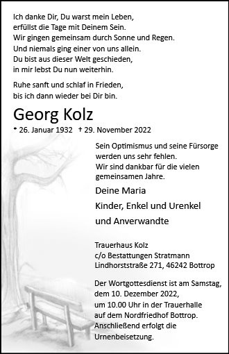 Erinnerungsbild für Georg Kolz