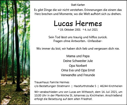 Erinnerungsbild für Lucas Hermes