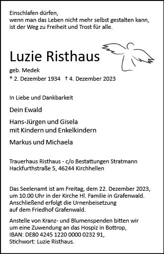Erinnerungsbild für Luzie Risthaus